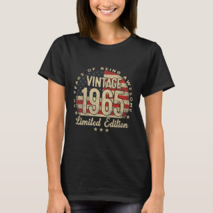 Camiseta Edición Limitada Vintage 1965 Regalos de 60 años U