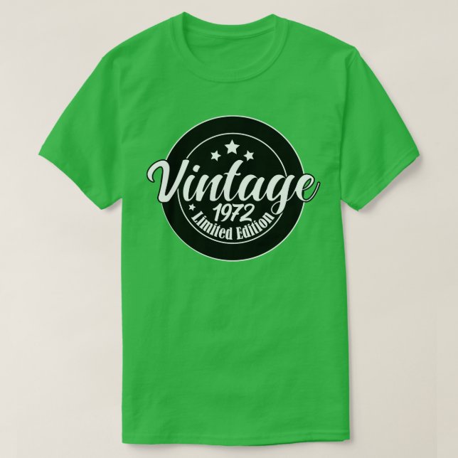 Camiseta Edición Limitada Vintage 1972 cumpleaños 51st Birt (Diseño del anverso)
