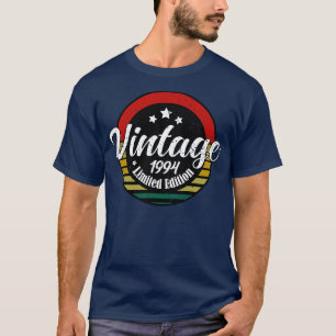 Camiseta Edición limitada Vintage 1994 cumpleaños 29st Birt