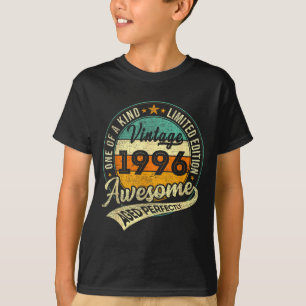 Camiseta Edición Limitada Vintage 1996 Cumpleaños 30 Años 3