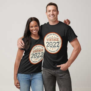 Camiseta Edición Limitada Vintage 2022 Todas las Piezas Ori