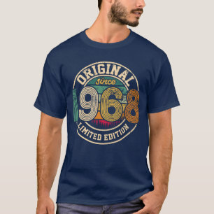 Camiseta Edición Limitada Vintage Cumpleaños 1968 vint