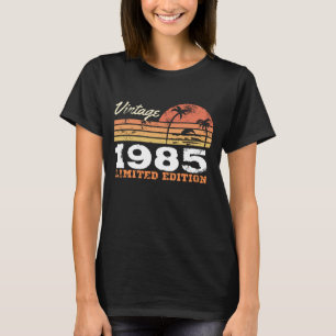 Camiseta Edición Limitada Vintage Personalizada 1985