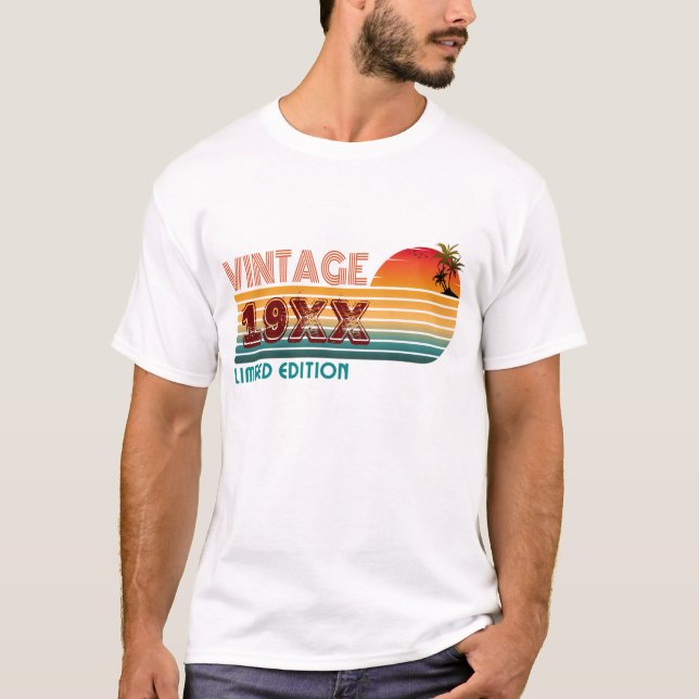 Camiseta edición limitada vintage personalizada de (Anverso)