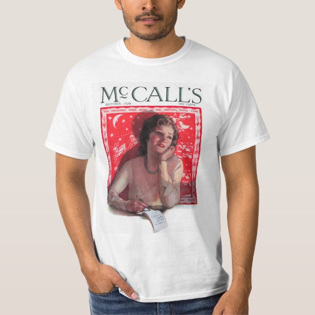 Camiseta Edición navideña vintage de la revista Mccall (Anverso)