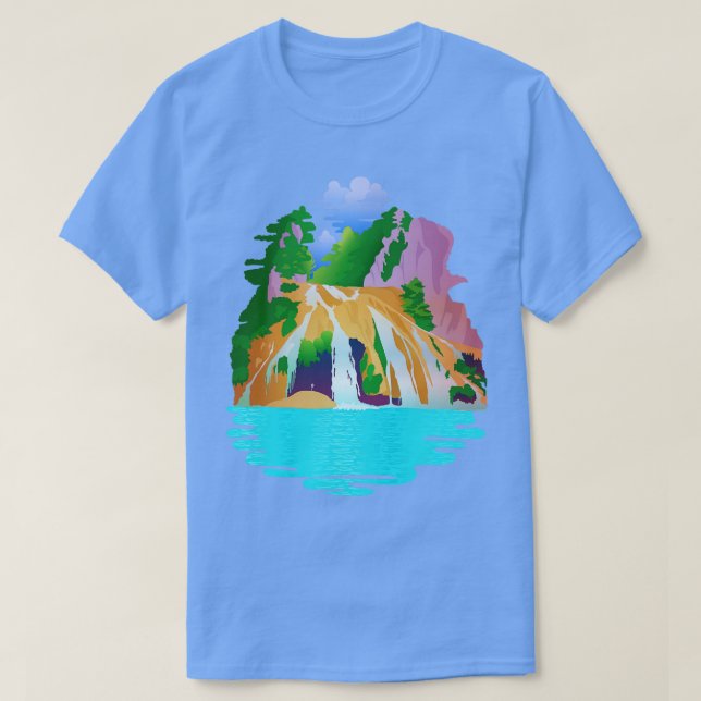 Camiseta Edición nocturna de Turner Falls (Diseño del anverso)