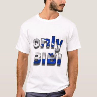 Camiseta Edición solamente de Bibi-Israel