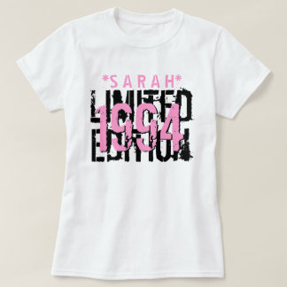 Camiseta edición V02 el 21ro o de Any Year Birthday 1994