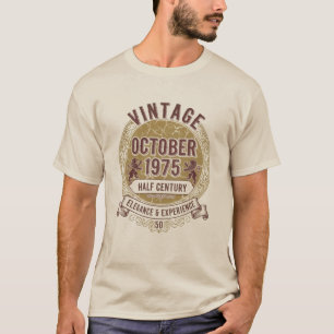 Camiseta Edición Vintage 50 Aniversario Octubre 1975 – Exce