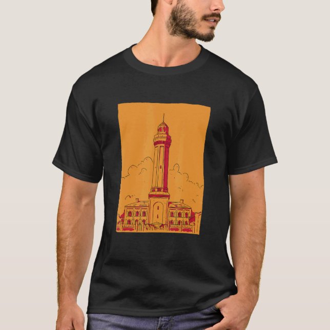 Camiseta Edificio antiguo de la torre del altillo (Anverso)