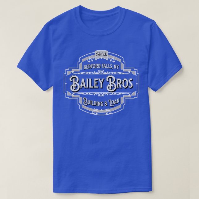 Camiseta Edificio Bailey Bros Préstamo Bedford Cae NY 1946  (Diseño del anverso)