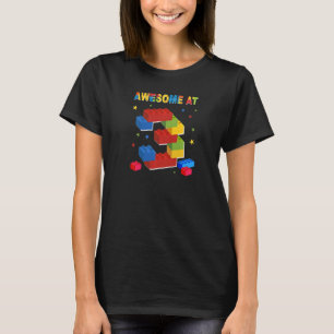 Camiseta Edificio Bloques Ladrillos de 3 años de edad Impre