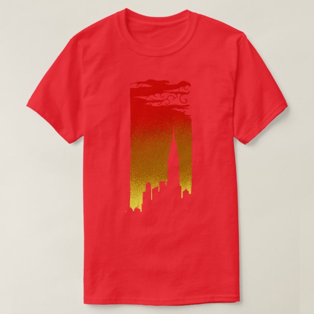 Camiseta Edificio Chrysler2 (Diseño del anverso)