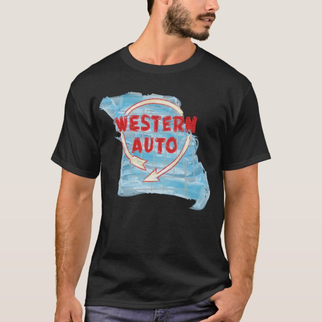 Camiseta Edificio de Auto Western (Anverso)