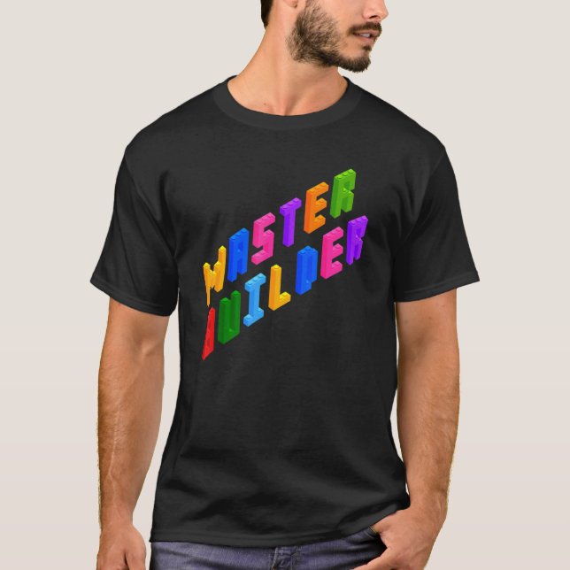 Camiseta Edificio de bloques de construcción Guay de Master (Anverso)