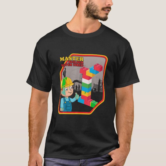 Camiseta Edificio de construcción B del Generador de Maestr (Anverso)