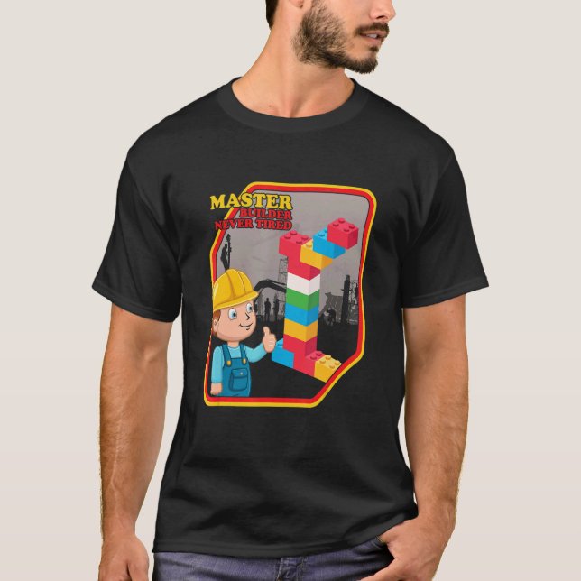 Camiseta Edificio de construcción B del Generador de Maestr (Anverso)