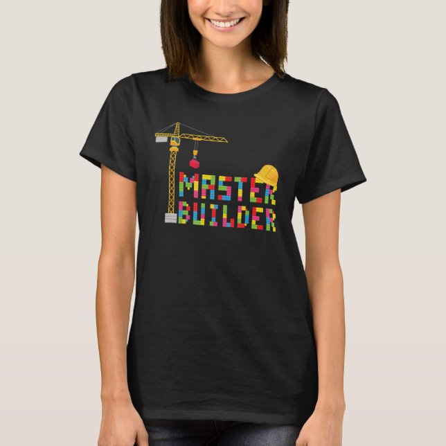 Camiseta Edificio de Construcción de Ingeniería de Construc (Anverso)