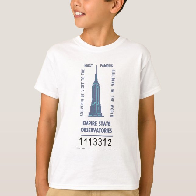 CAMISETA EDIFICIO DE ESTADO DE EMPIRE (Anverso)