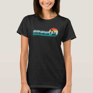 Camiseta Edificio de excavadora de camiones de construcción