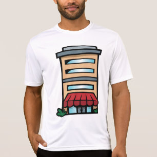 Camiseta Edificio de Fachada y Oficina