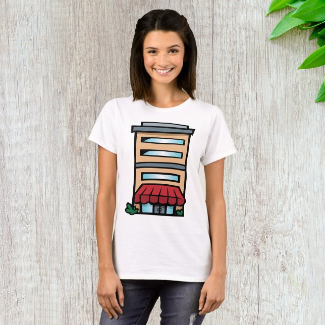 Camiseta Edificio de Fachada y Oficina (Subido por el creador)