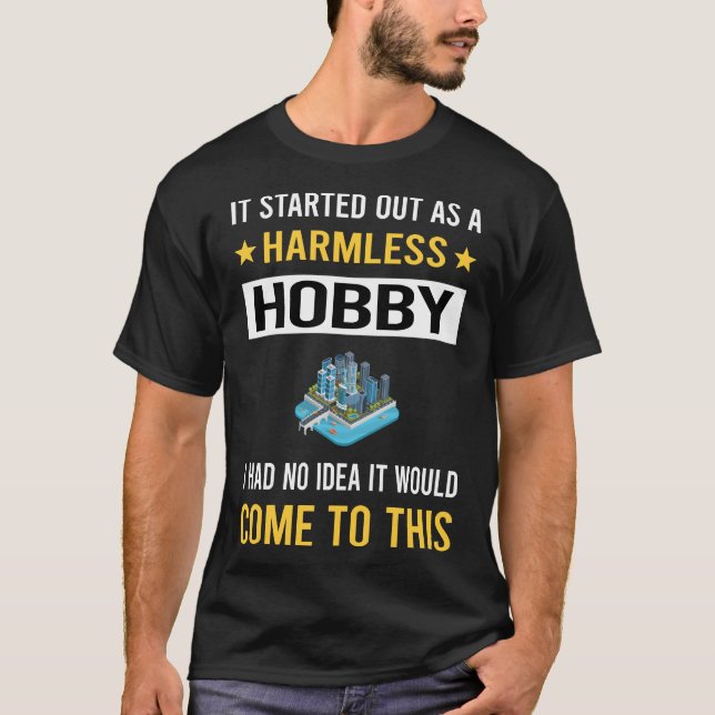 Camiseta Edificio de modelos de hobby sin daño (Anverso)