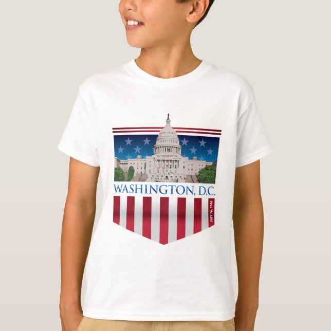 Camiseta Edificio del capitolio - Washington DC (Anverso)