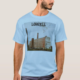 Camiseta Edificio del molino de Lowell Massachusetts
