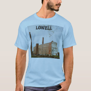 Camiseta Edificio del molino de Lowell Massachusetts