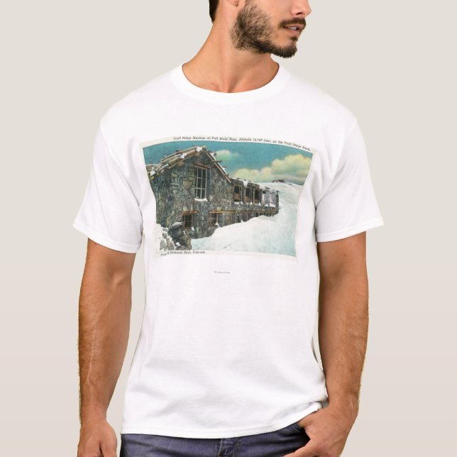Camiseta Edificio del museo de Ridge del rastro del paso de (Anverso)