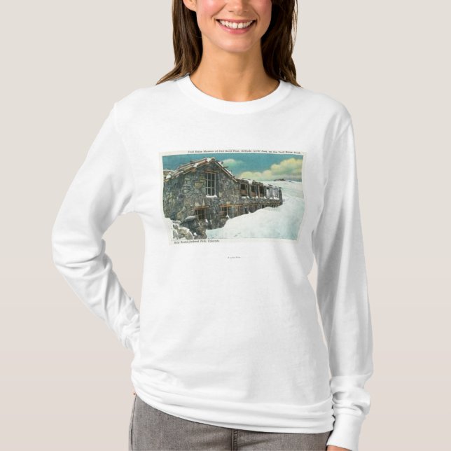 Camiseta Edificio del museo de Ridge del rastro del paso de (Anverso)