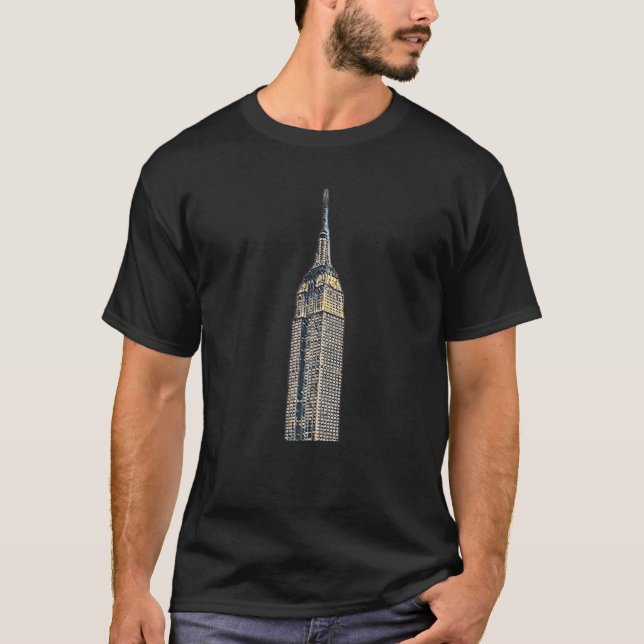 Camiseta Edificio Empire State Nueva York 7 (Anverso)