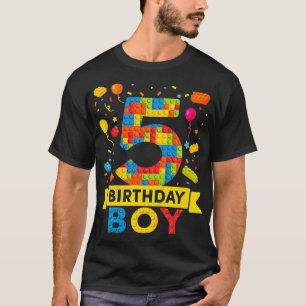 Camiseta Edificio infantil de 5 años de edad bloquea a niño