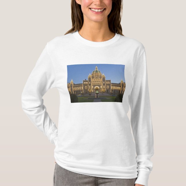 Camiseta Edificio legislativo del Canadá, Columbia Británic (Anverso)