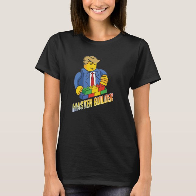 Camiseta Edificio Master Builder Bloque Los Hombres Jóvenes (Anverso)