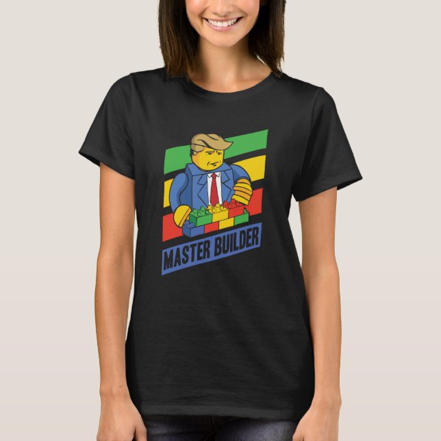Camiseta Edificio Master Builder Bloquea a Jóvenes Hombres  (Anverso)