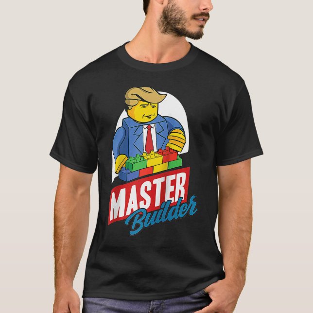 Camiseta Edificio Master Builder Bloquea El Rag De Los Jóve (Anverso)