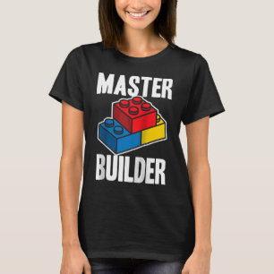 Camiseta Edificio Master Builder Bloquea Ra Juvenil Hombres