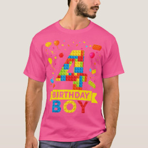 Camiseta Edificio para niños de 4 años de edad Bloque para 