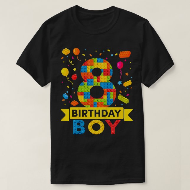 Camiseta Edificio para niños de 8 años de edad Bloques de o (Diseño del anverso)