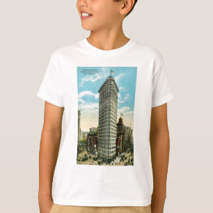 Camiseta Edificio plano del hierro. Broadway y quinta