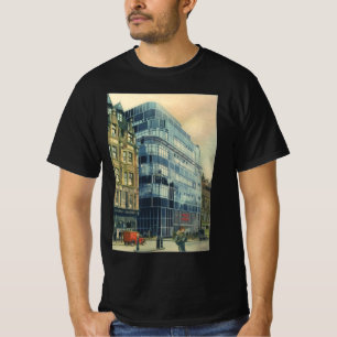 Camiseta Edificio vintage del Daily Express en Fleet Street