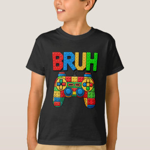Camiseta Edificios Bruh Boys Niños Cumpleaños Brick Buil