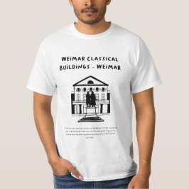 Camiseta "Edificios clásicos de Weimar, Weimar" | Minimalis