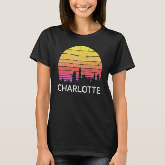 Camiseta Edificios urbanos vintage del Skyline de la retro