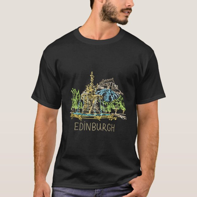 Camiseta Edimburgo City Scotland Uk For (Anverso)