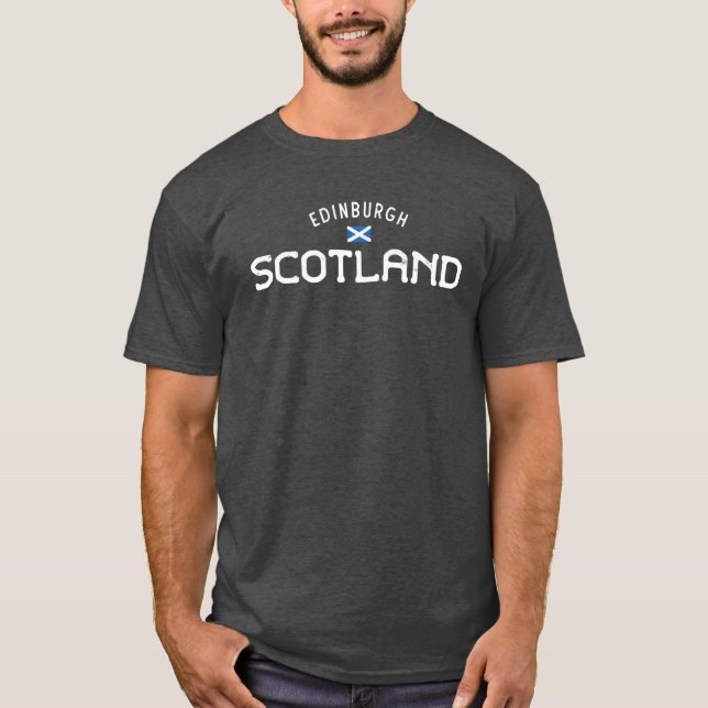 Camiseta Edimburgo, Escocia, con problemas (Anverso)