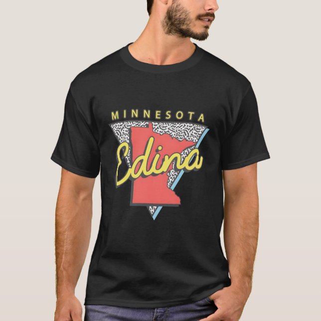 Camiseta Edina Minnesota Triangle Mn City (Anverso)