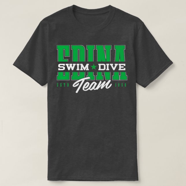 Camiseta Edina Swim Dive Team16 (Diseño del anverso)